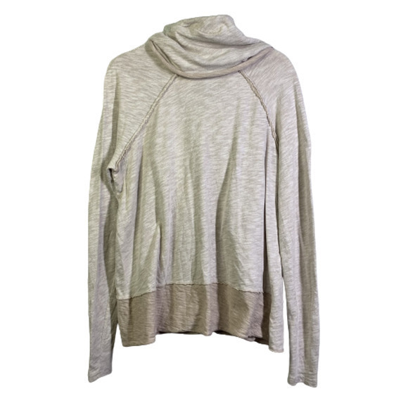 FREE‎ PEOPLE x Beach Cocoon Beige Cowl Neck Top - Picture 8 of 10